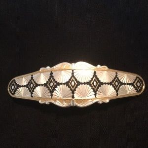 **SOLD** Gorgeous Silver Hair Barrette